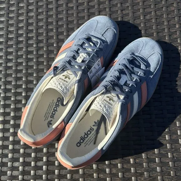 Adidas Gazelle Indoor Blue Blink Wonder Clay Men's Athletic Shoes IG1640 Size 11