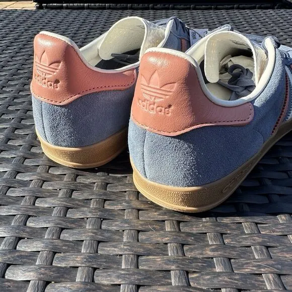 Adidas Gazelle Indoor Blue Blink Wonder Clay Men's Athletic Shoes IG1640 Size 11