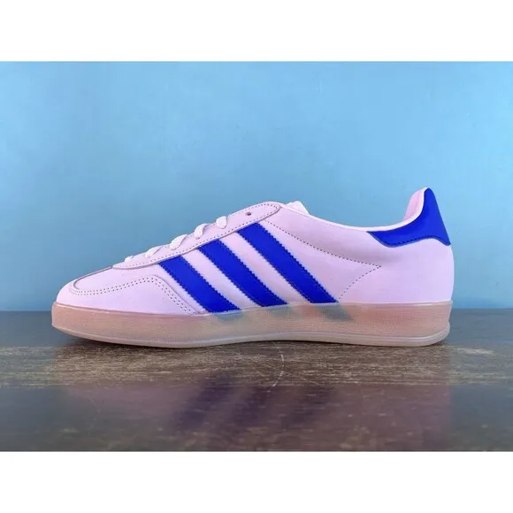 Adidas Gazelle Indoor Clear Pink/Lucid Blue Women's Size 8 JI1371