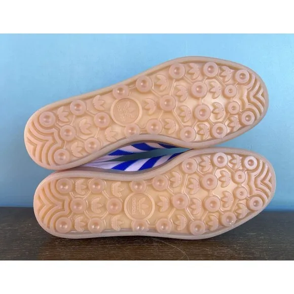 Adidas Gazelle Indoor Clear Pink/Lucid Blue Women's Size 8 JI1371