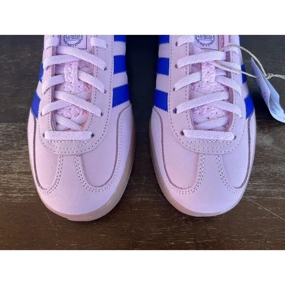 Adidas Gazelle Indoor Clear Pink/Lucid Blue Women's Size 8 JI1371