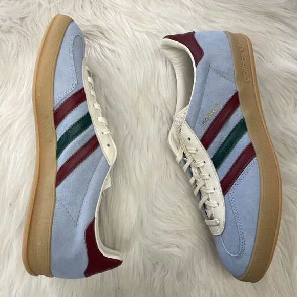 Adidas Gazelle Indoor Low Mens Casual Shoes Blue IG4994 NEW Multi Sz