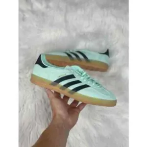 Adidas Gazelle Indoor Low Mens Sportswear Shoes Green IH7488 NEW Multi Sz