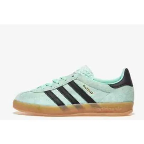 Adidas Gazelle Indoor Low Mens Sportswear Shoes Green IH7488 NEW Multi Sz