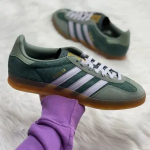 Adidas Gazelle Indoor Low Mens Sportswear Shoes Green JI0323 NEW Multi Sz