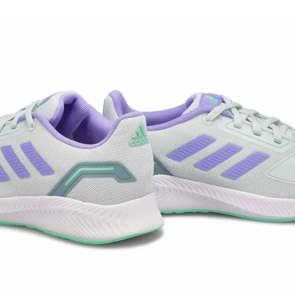 Adidas Girls' Runfalcon 2.0 K       Running Shoes - Multicolor size 6Y