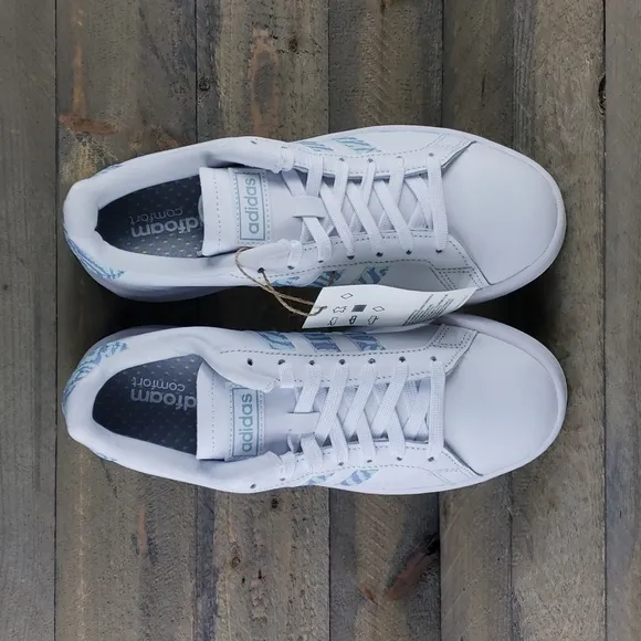 adidas Grand Court Women's Shoes Sneakers White Halo Mint