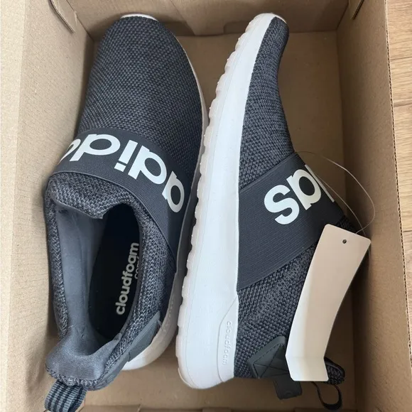 Adidas Gray Slip-On Shoes