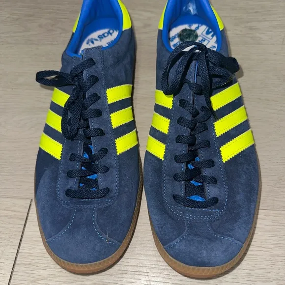 Adidas Hochelaga SPZL Night Indigo Solar Yellow Sneakers