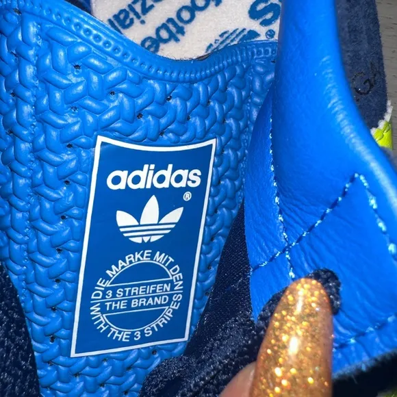 Adidas Hochelaga SPZL Night Indigo Solar Yellow Sneakers