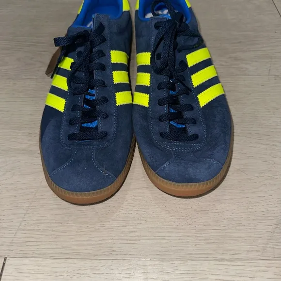 Adidas Hochelaga SPZL Night Indigo Solar Yellow Sneakers