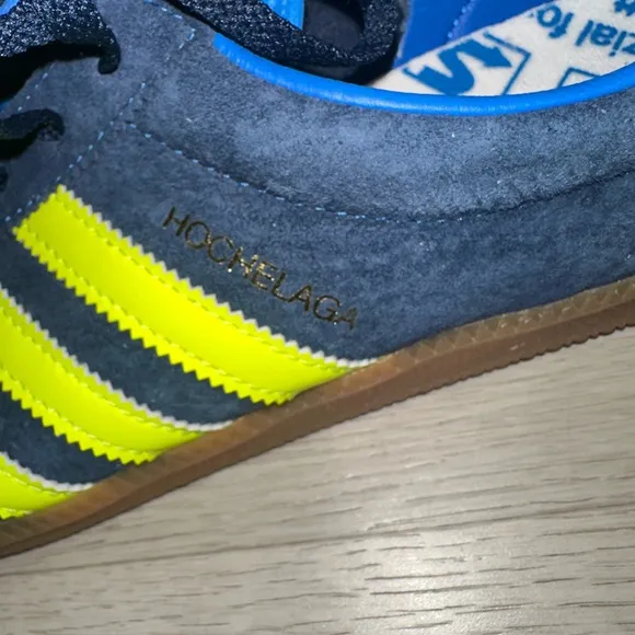 Adidas Hochelaga SPZL Night Indigo Solar Yellow Sneakers