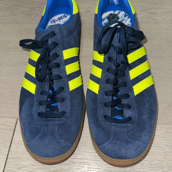 Adidas Hochelaga SPZL Night Indigo Solar Yellow Sneakers