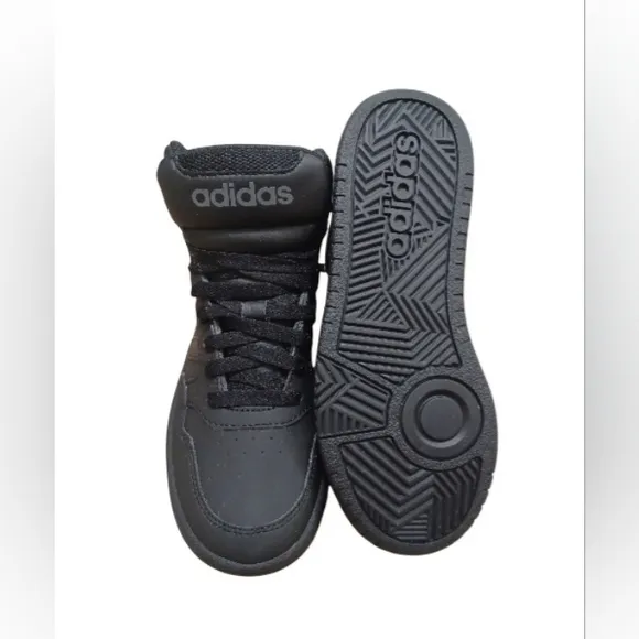 ADIDAS Hoops Mid 3.0 K HR0228 Size 3.5 US, Color black, kids unisex