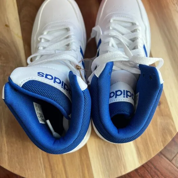 Adidas Hoops Mid 3.0 Kids' Lifestyle Basketball Shoes  Boy's Size 5 White