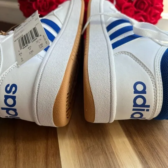 Adidas Hoops Mid 3.0 Kids' Lifestyle Basketball Shoes  Boy's Size 5 White
