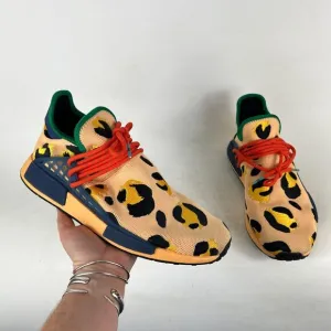 Adidas HU NMD Running Shoes Men's 11 Leopard Print Athletic Sneakers HP3221
