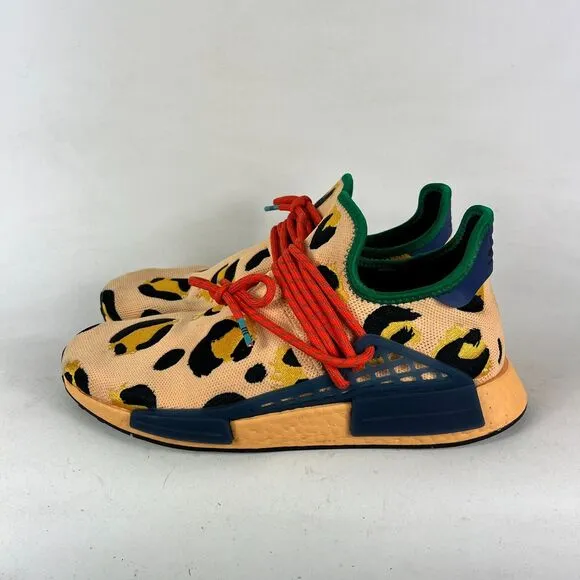 Adidas HU NMD Running Shoes Men's 11 Leopard Print Athletic Sneakers HP3221