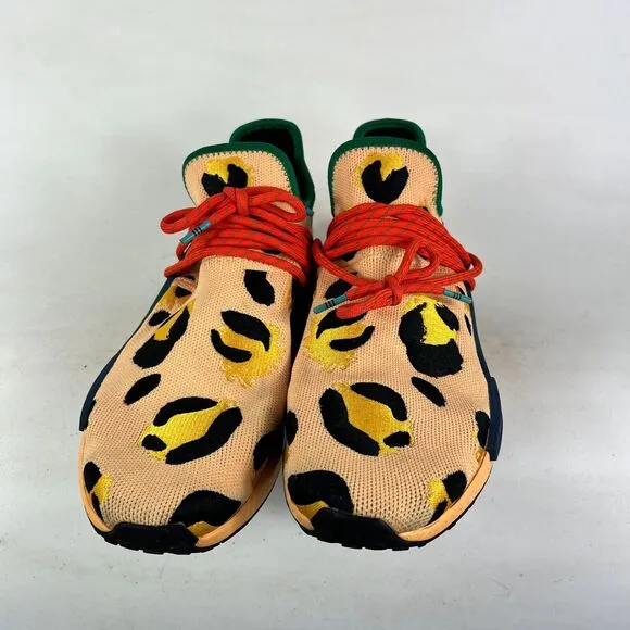 Adidas HU NMD Running Shoes Men's 11 Leopard Print Athletic Sneakers HP3221
