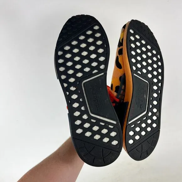 Adidas HU NMD Running Shoes Men's 11 Leopard Print Athletic Sneakers HP3221