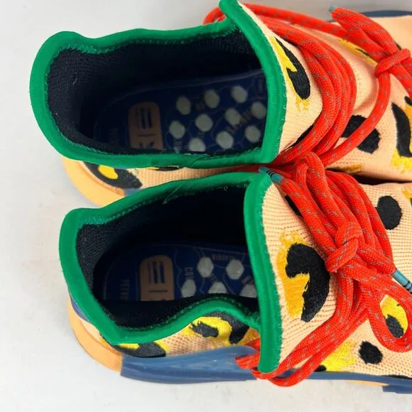 Adidas HU NMD Running Shoes Men's 11 Leopard Print Athletic Sneakers HP3221