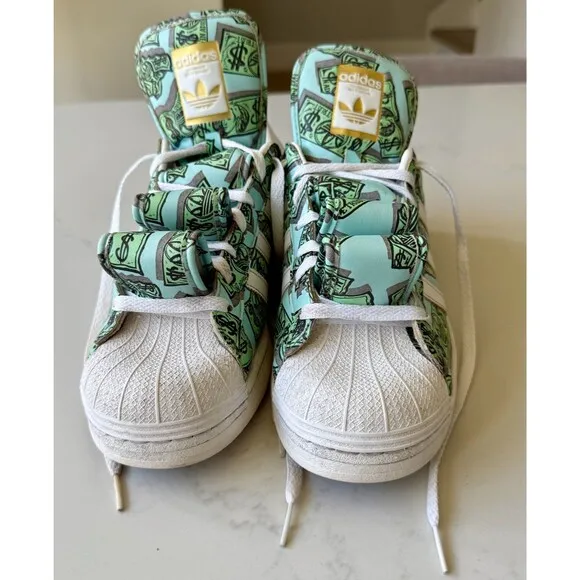 Adidas JS Money Superstar HP6596 Men’s Size 10 Used Jeremy Scott Limited Edition