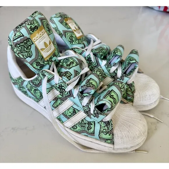 Adidas JS Money Superstar HP6596 Men’s Size 10 Used Jeremy Scott Limited Edition