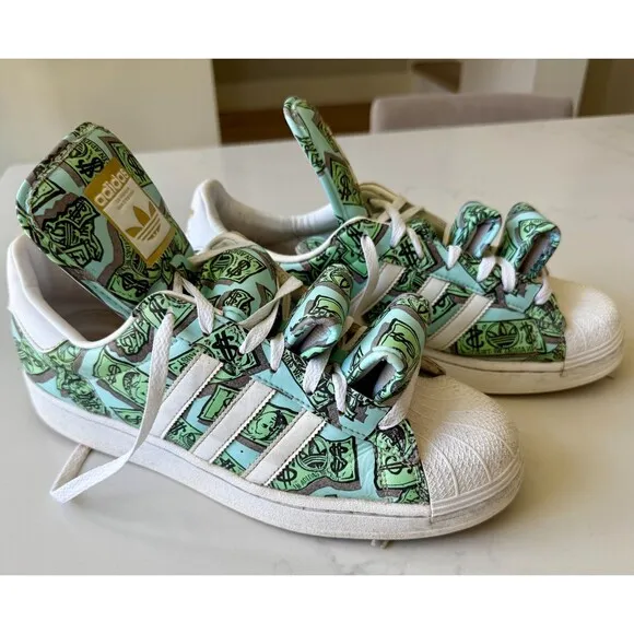 Adidas JS Money Superstar HP6596 Men’s Size 10 Used Jeremy Scott Limited Edition