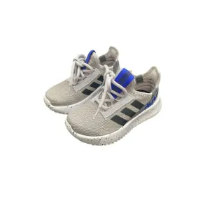 Adidas Kids Kaptir 2.0‎ Running Shoes Sz 11.5K Grey &amp; Blue Mesh Upper
