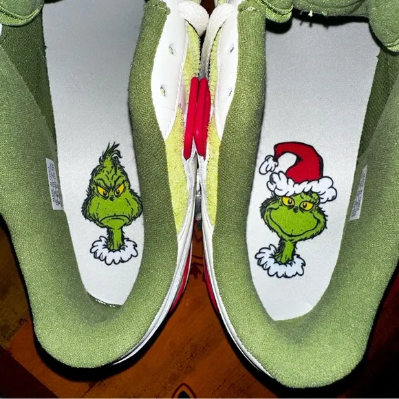 Adidas Kids White and Green Shoes