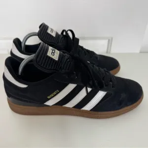 Adidas Men's Black and White Busenitz Shoes