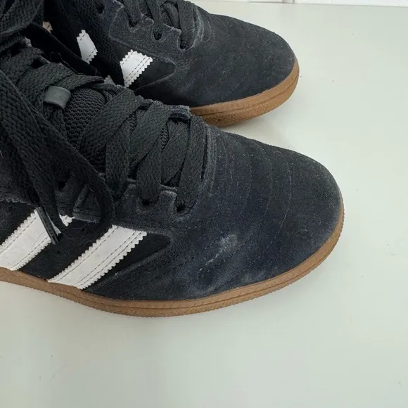 Adidas Men's Black and White Busenitz Shoes