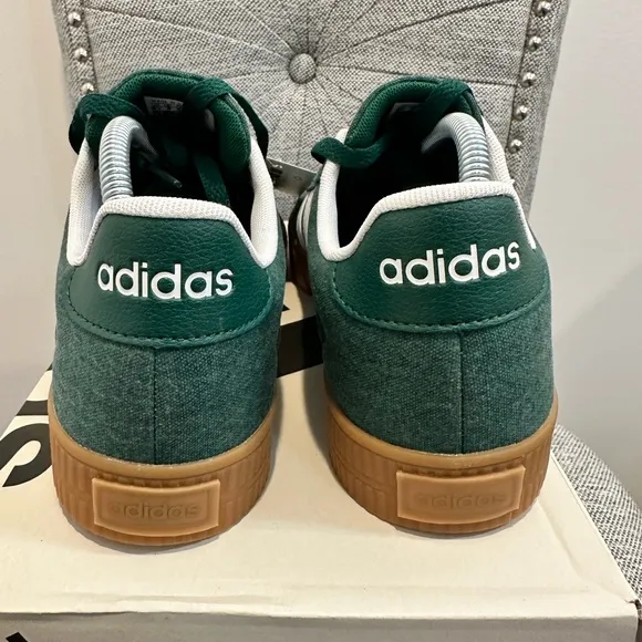Adidas Men’s Daily 3.0 “Collegiate Green Gum” Low Top Sneakers, Size 8.5