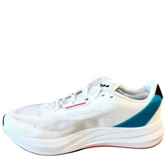 Adidas Mens Duramo Speed White Running Shoes Sneakers Size 11.5