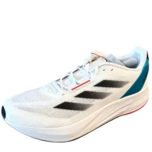 Adidas Mens Duramo Speed White Running Shoes Sneakers Size 11.5