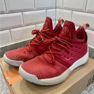 𝅺adidas Men’s Harden Volume 2 Bold Red Shoes Size 9