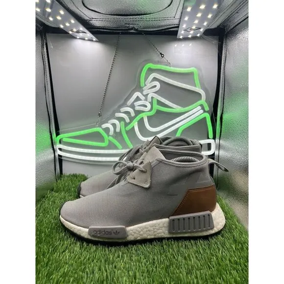 Adidas Mens NMD C1 TR Trail Gray Chukka Boots Size 7 S81835