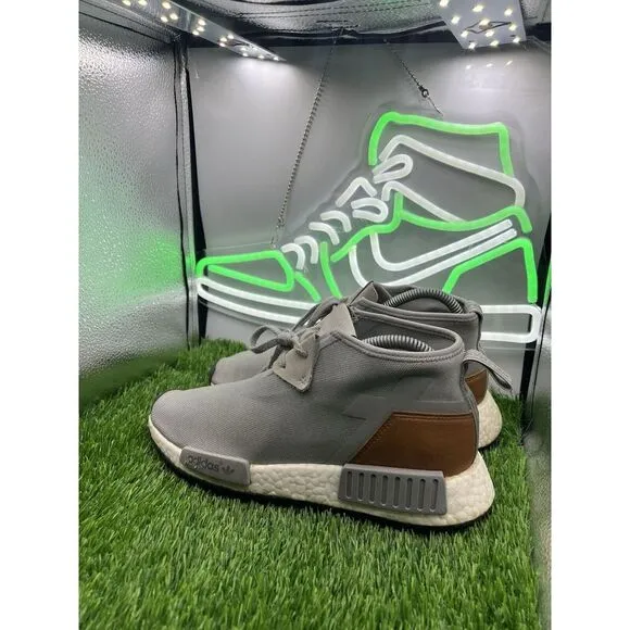 Adidas Mens NMD C1 TR Trail Gray Chukka Boots Size 7 S81835