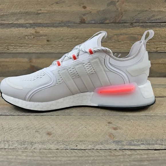 adidas Men's Originals NMD_V3 Shoes White/Core Black/Red