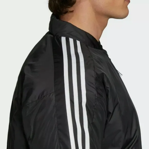 Adidas Men's Outdoor Essentials Al Aire Libre Insulated Black Bomber Jacket