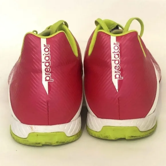Adidas Mens Size 13 Absolado LZ Indoor soccer Shoes Pink off set side