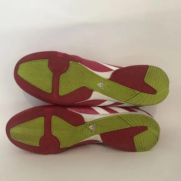 Adidas Mens Size 13 Absolado LZ Indoor soccer Shoes Pink off set side