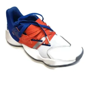 Adidas Mens Size 8 Harden Vol. 4 Basketball Shoes FV4227 Blue Active Orange