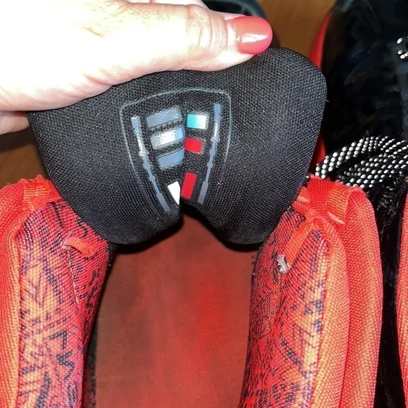 Adidas men’s Star Wars x Crazy 1 Darth Vader red black sneakers Size 19