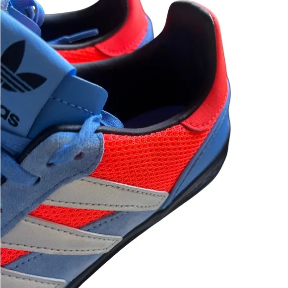 Adidas Men's Suede Sobakov P94 Blue Orange Silver Size 8