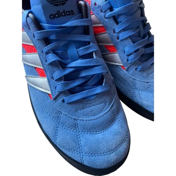 Adidas Men's Suede Sobakov P94 Blue Orange Silver Size 8