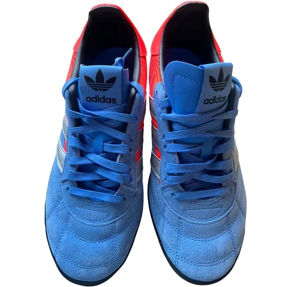 Adidas Men's Suede Sobakov P94 Blue Orange Silver Size 8