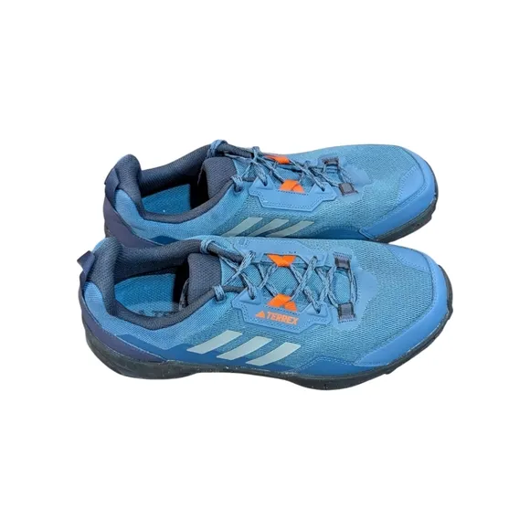 Adidas | Mens TERREX AX4 HP7392 Hiking Shoes | Wonder Steel Blue | Size 11