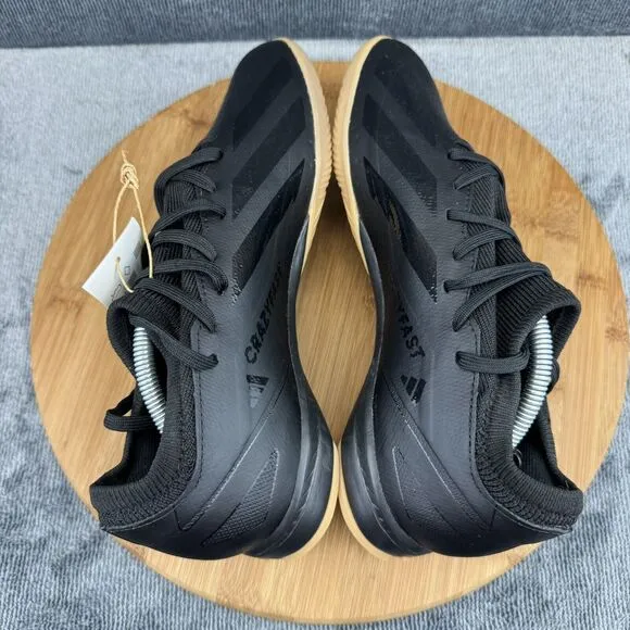 Adidas Mens X Crazyfast INJ.3 Size 7.5 Shoes Black Gum FG Indoor Soccer boots