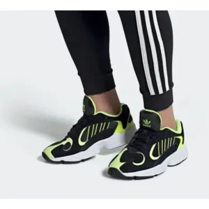 ADIDAS MEN'S YUNG-1 SHOES CORE BLACK SNEAKERS